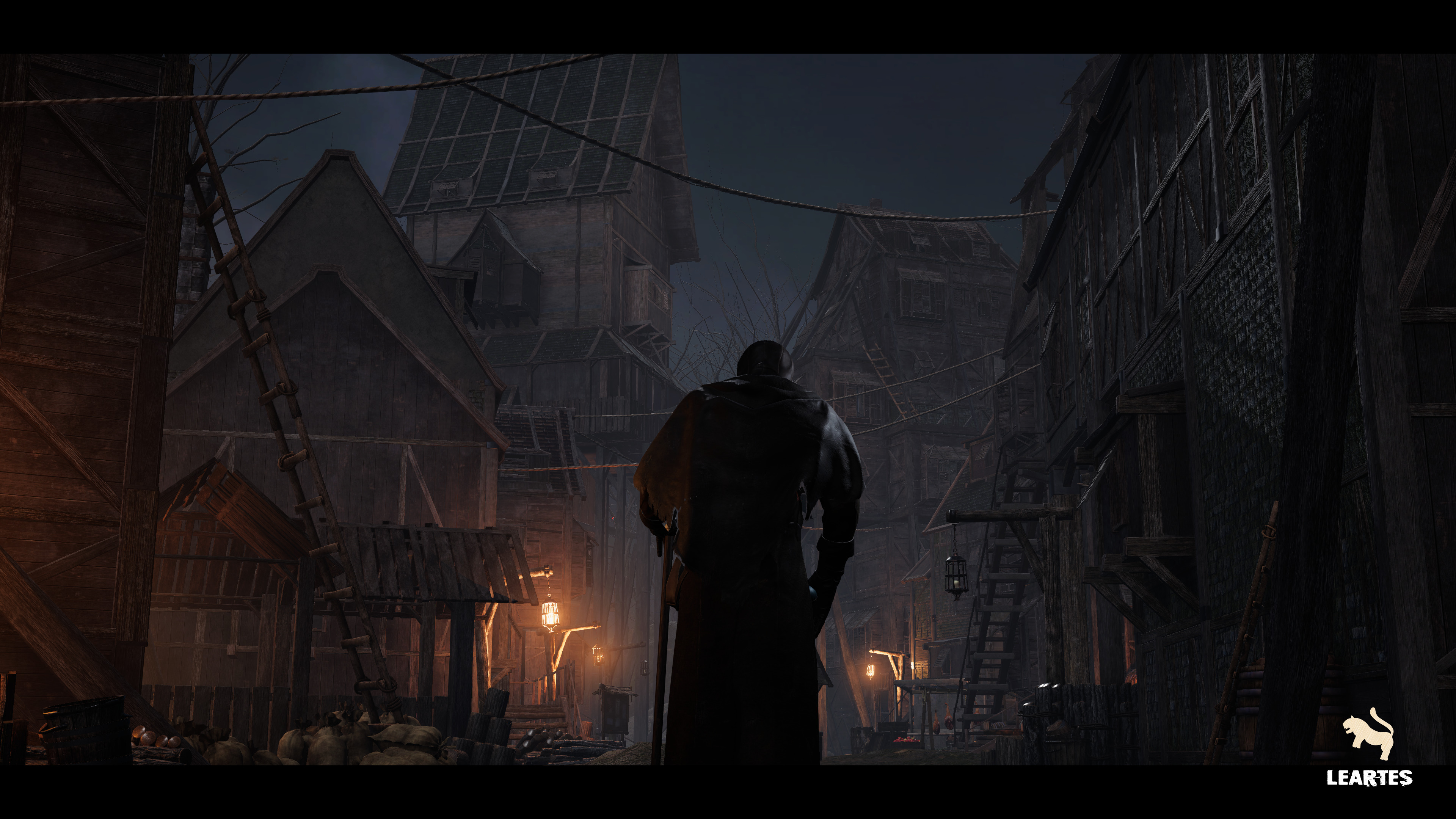 Dark Medieval Environment Megapack Low-poly 3D model_16