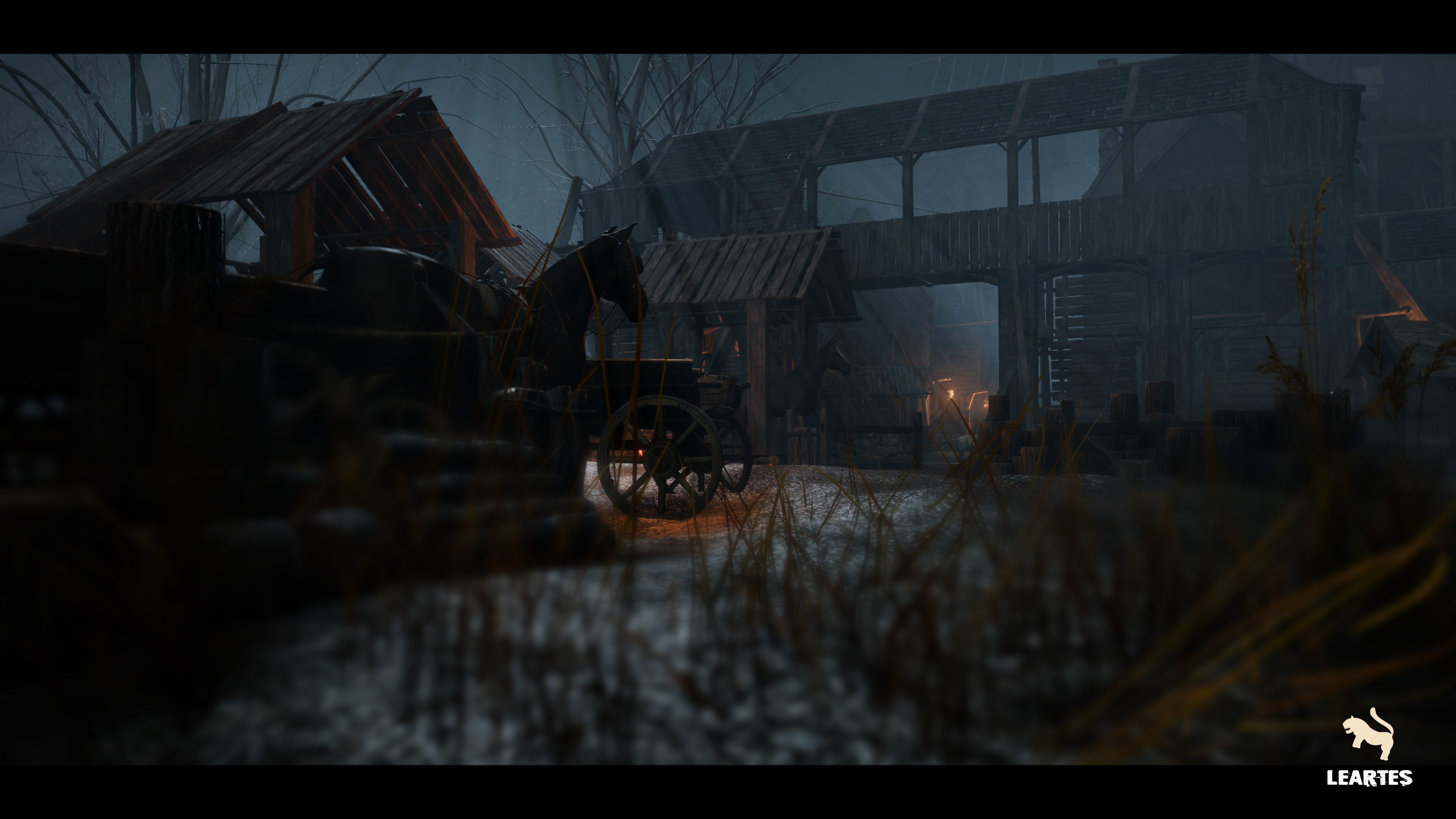 Dark Medieval Environment Megapack Low-poly 3D model_20