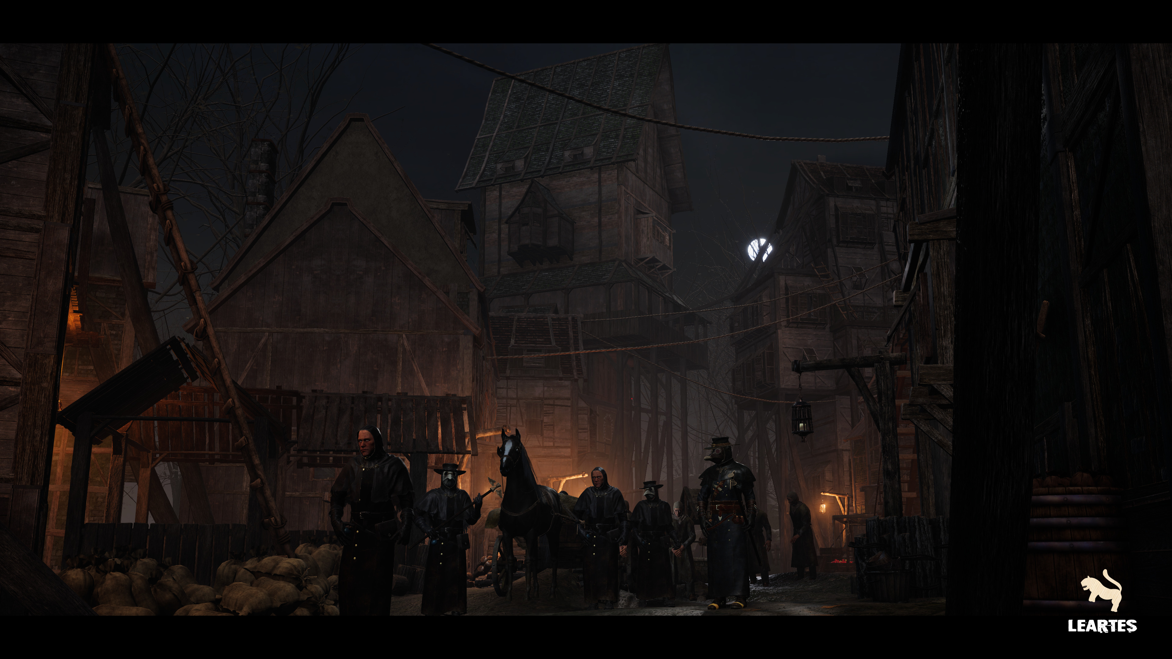 Dark Medieval Environment Megapack Low-poly 3D model_5