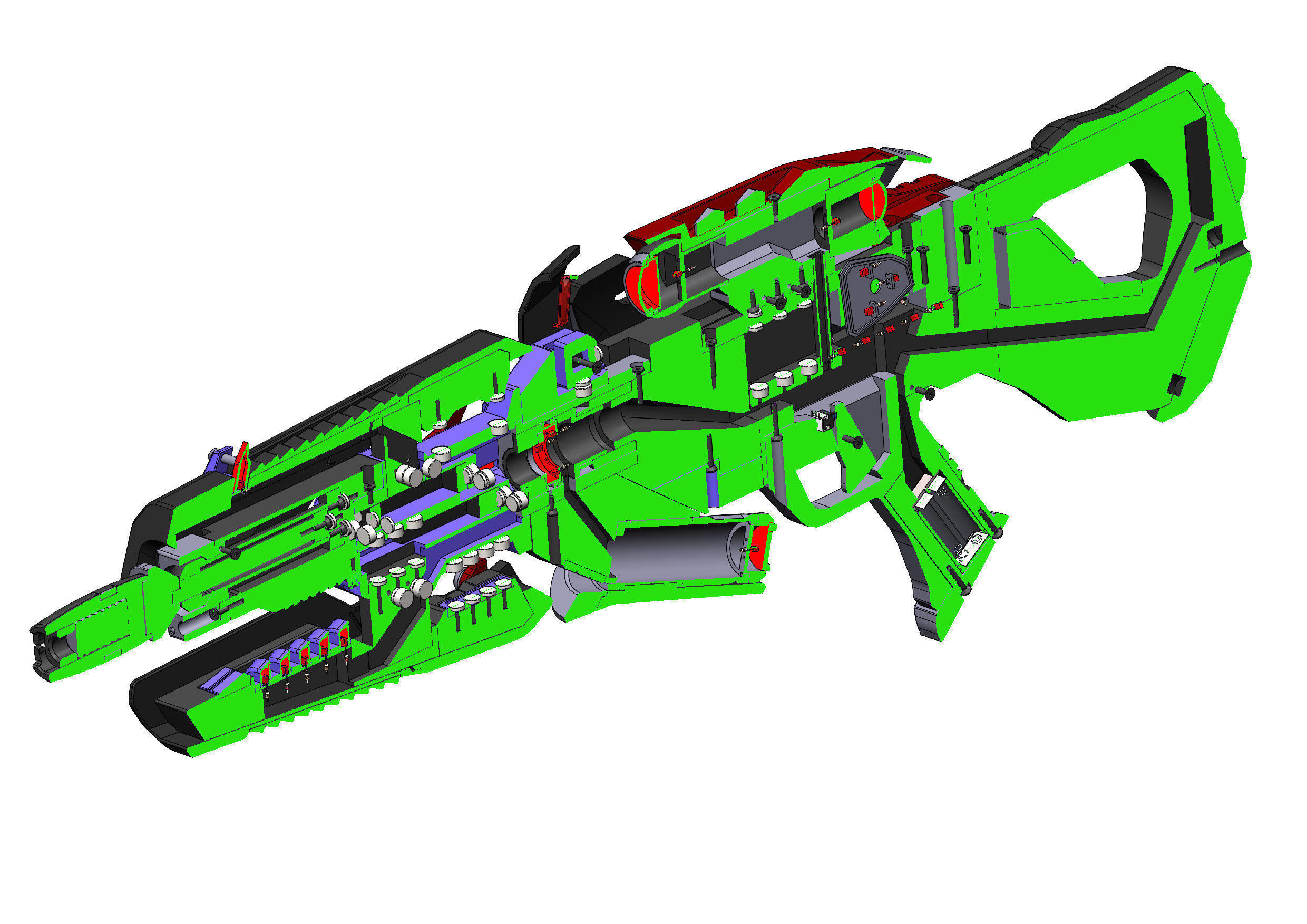 Widowmaker Noire Skin - Overwatch - STL and CAD - Commercial Use 3D print model_16