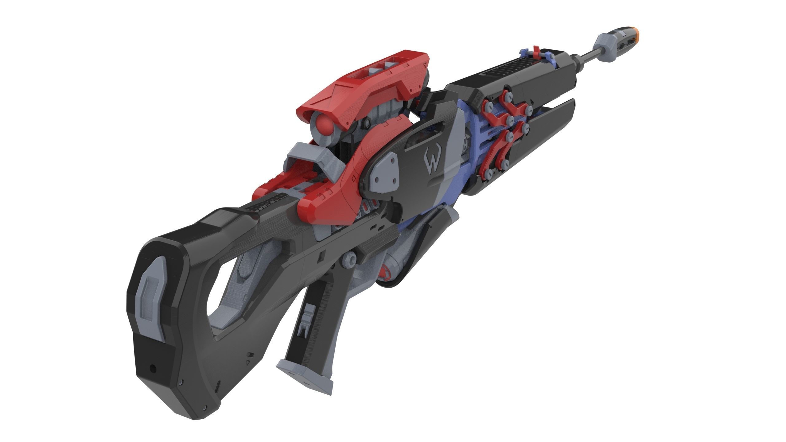 Widowmaker Noire Skin - Overwatch - STL and CAD - Commercial Use 3D print model_11