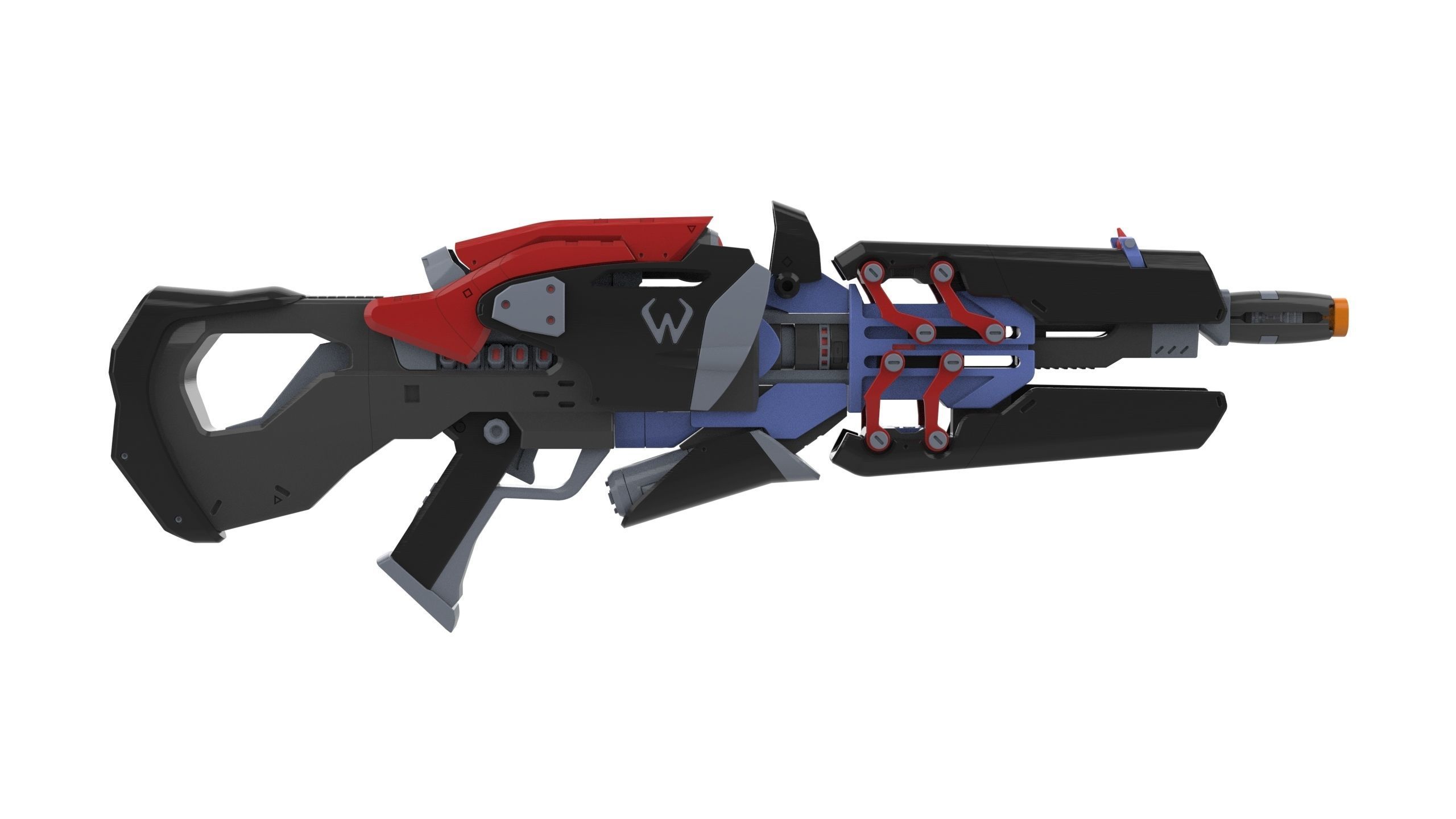 Widowmaker Noire Skin - Overwatch - STL and CAD - Commercial Use 3D print model_5