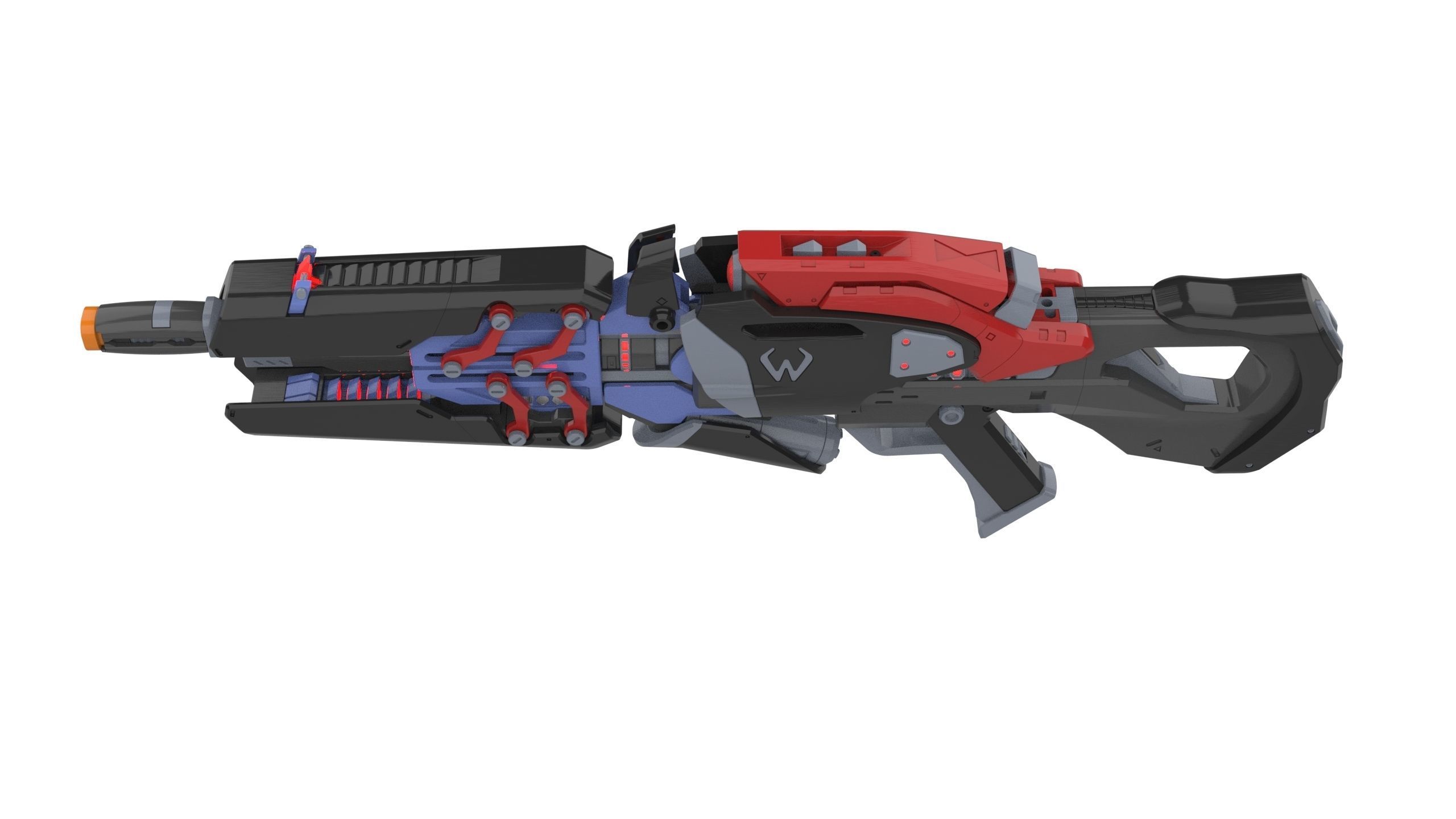 Widowmaker Noire Skin - Overwatch - STL and CAD - Commercial Use 3D print model_8