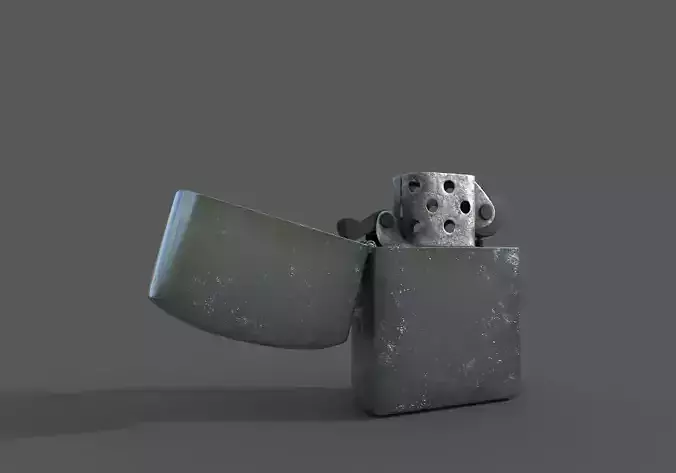 Realistic Lighter 3D model