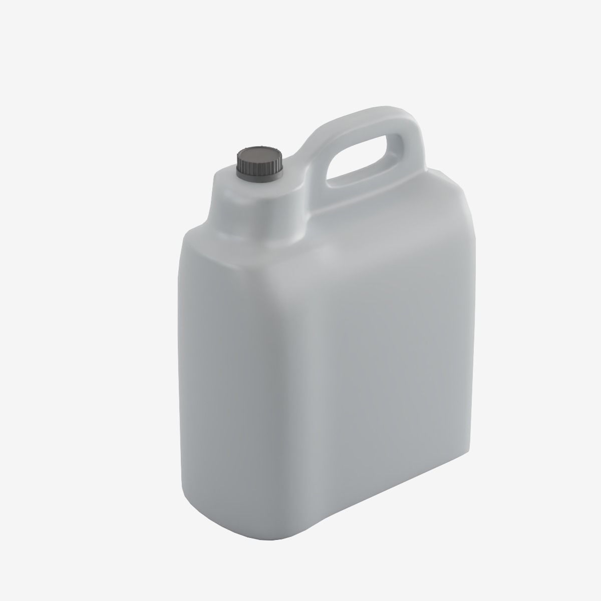 Plastic Canister 02 Low-poly 3D model_5