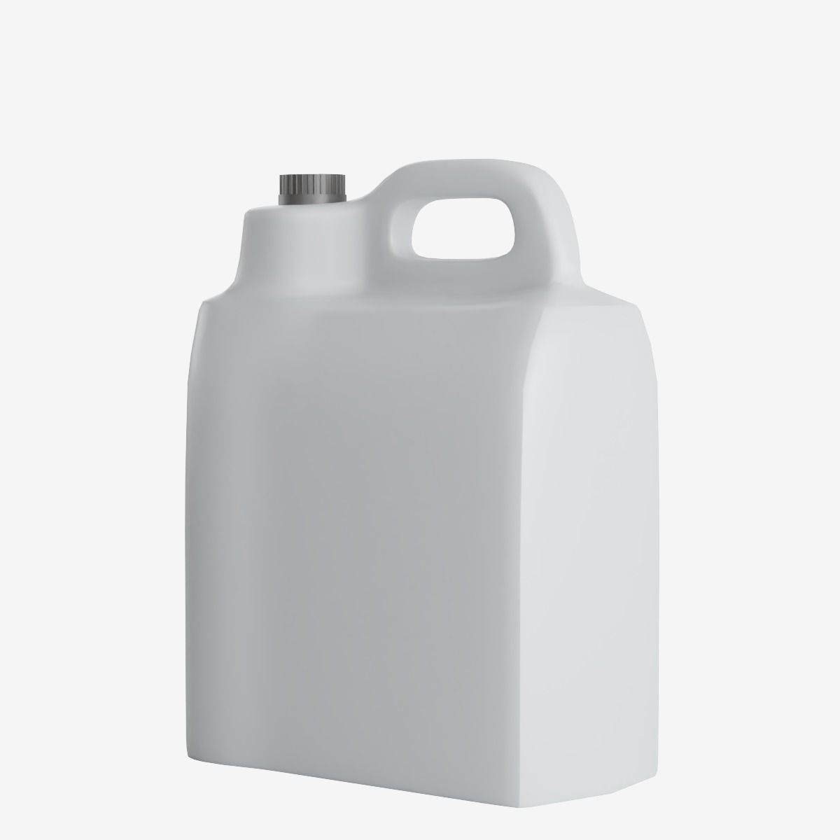 Plastic Canister 02 Low-poly 3D model_3
