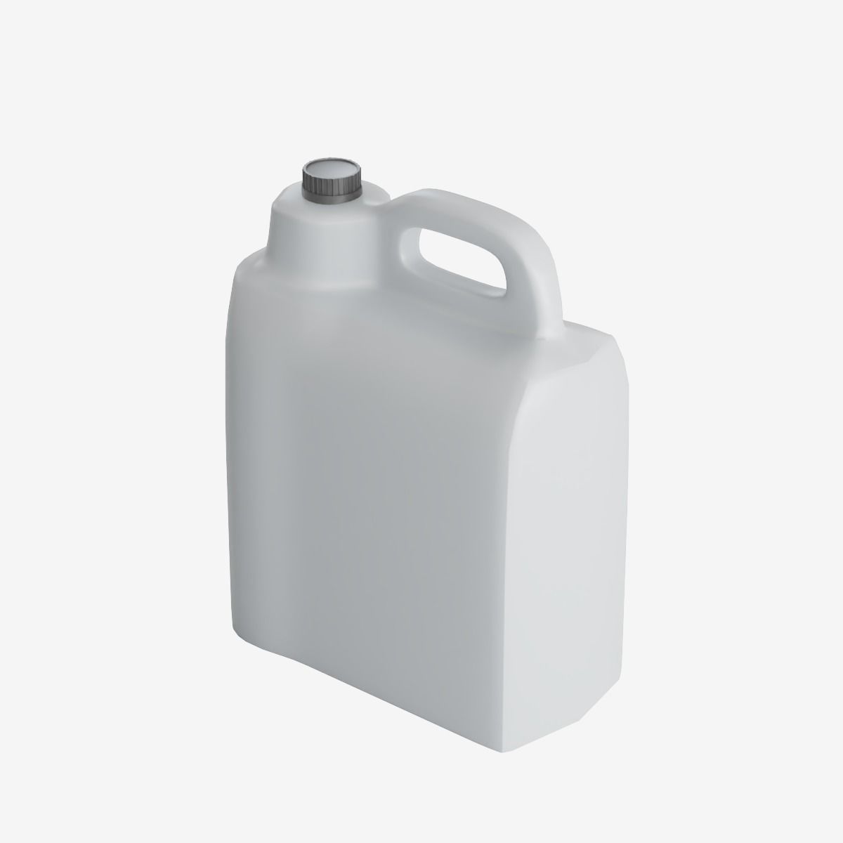 Plastic Canister 02 Low-poly 3D model_6