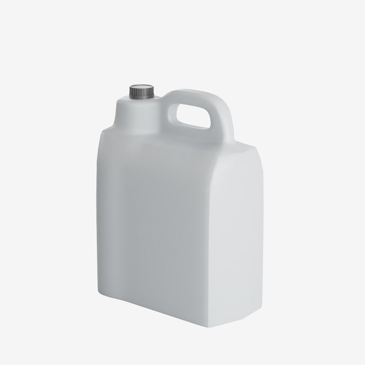 Plastic Canister 02 Low-poly 3D model_11