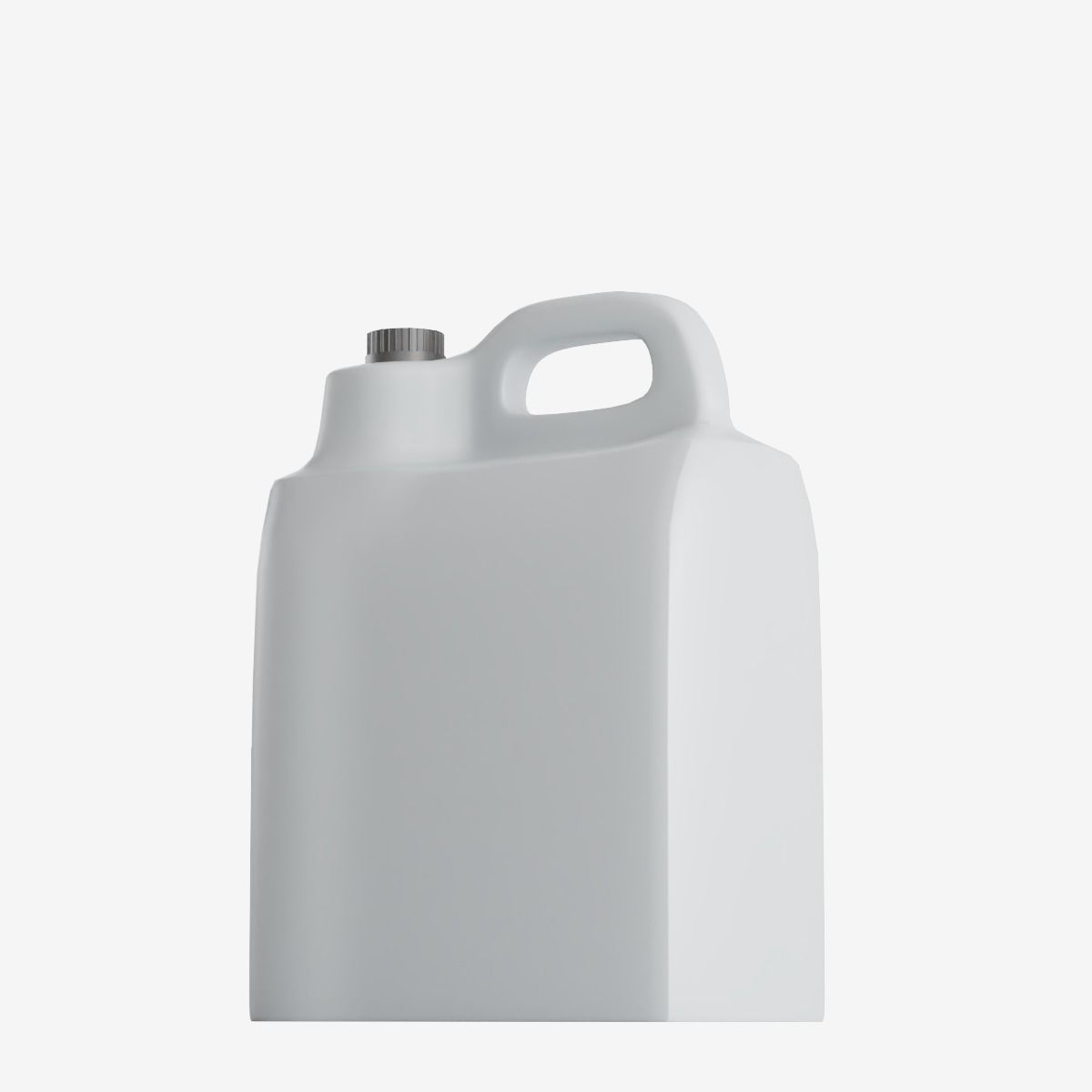 Plastic Canister 02 Low-poly 3D model_9