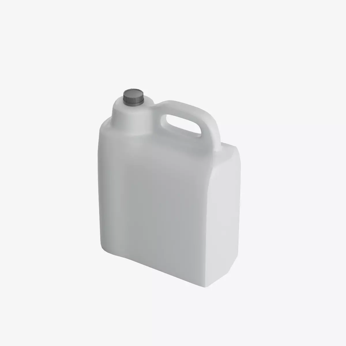 Plastic Canister 02 Low-poly 3D model_0