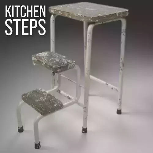 Old Kitchen Steps