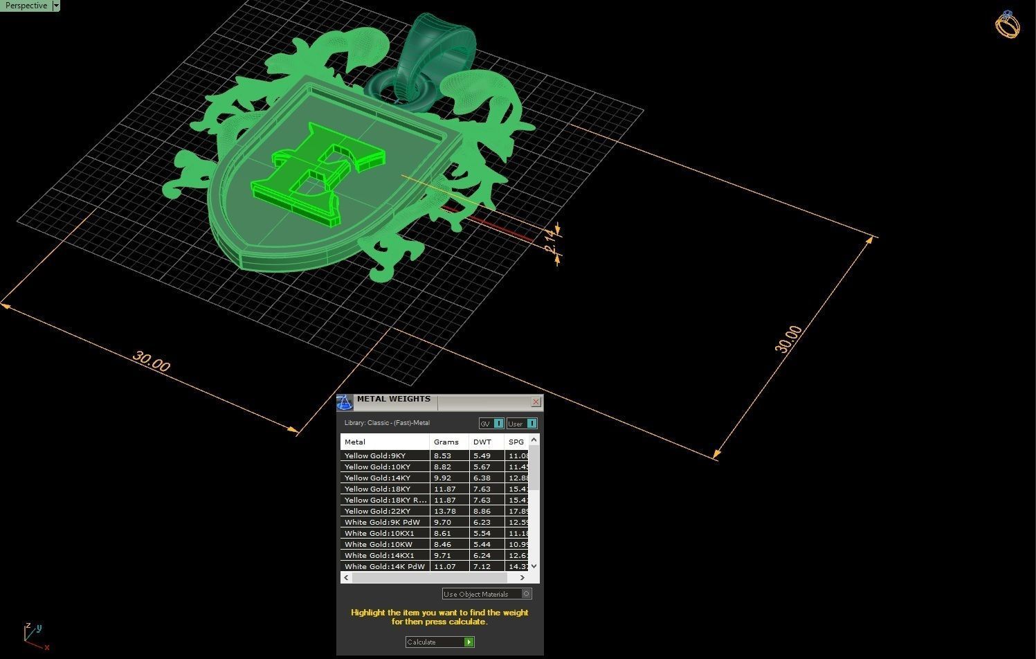 Letter- E - Pendant Name  3D print model_3