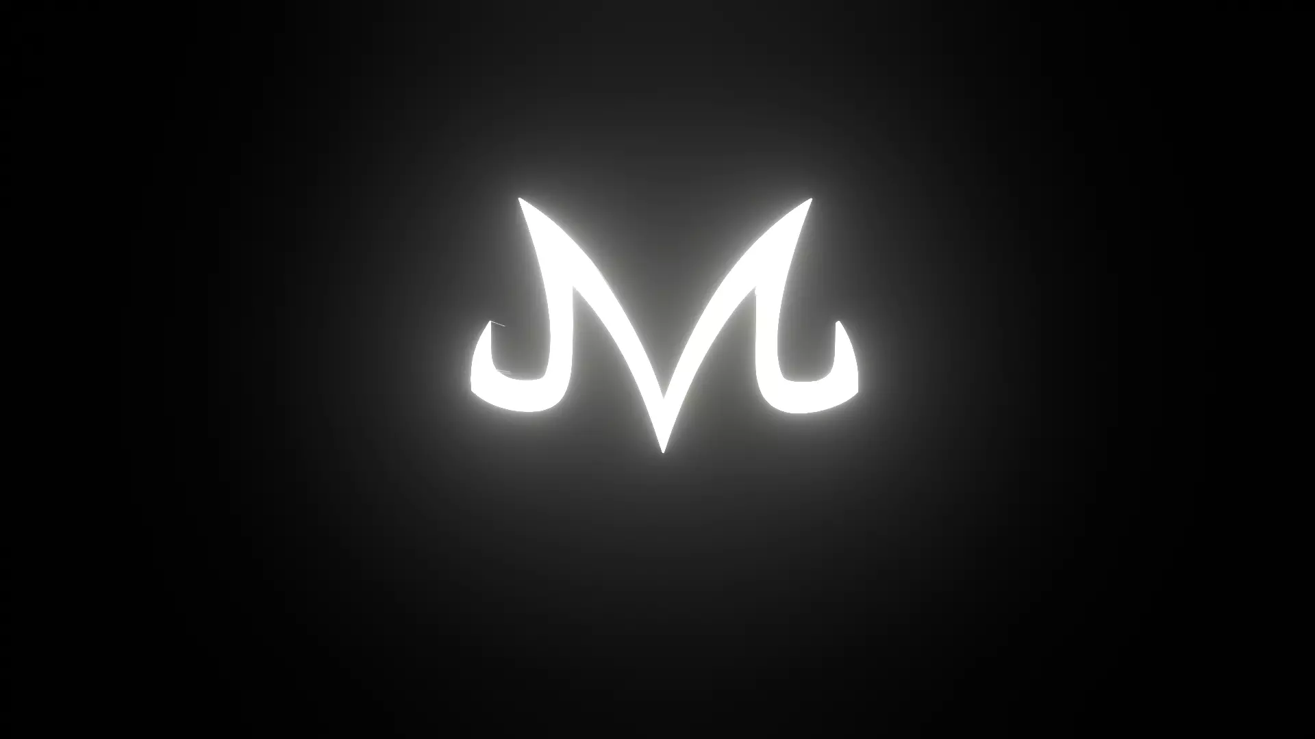 Majin Vegeta Symbole Dragon Ball Z Anime 3D print model