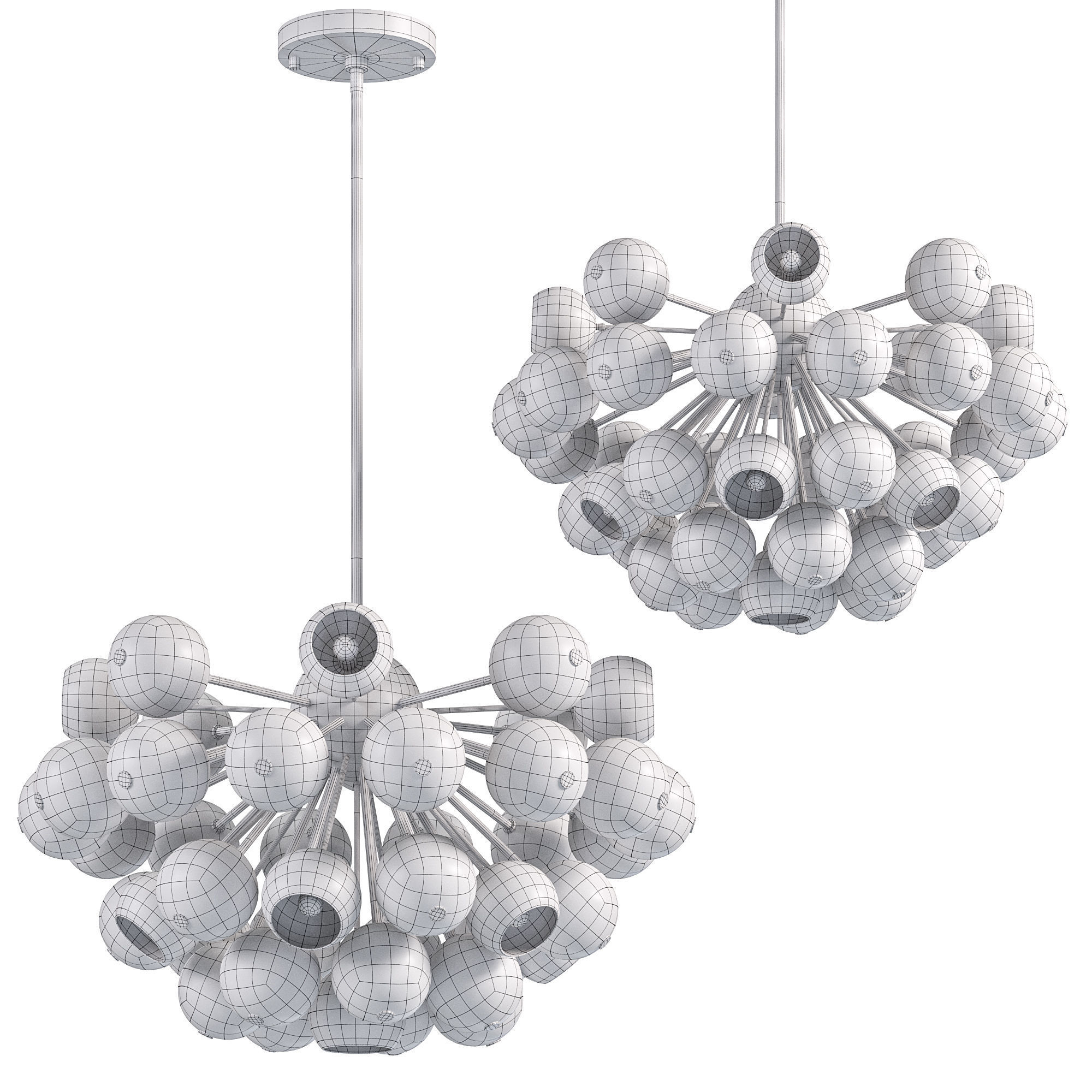 Berries Suspension Lamp  3D model_2