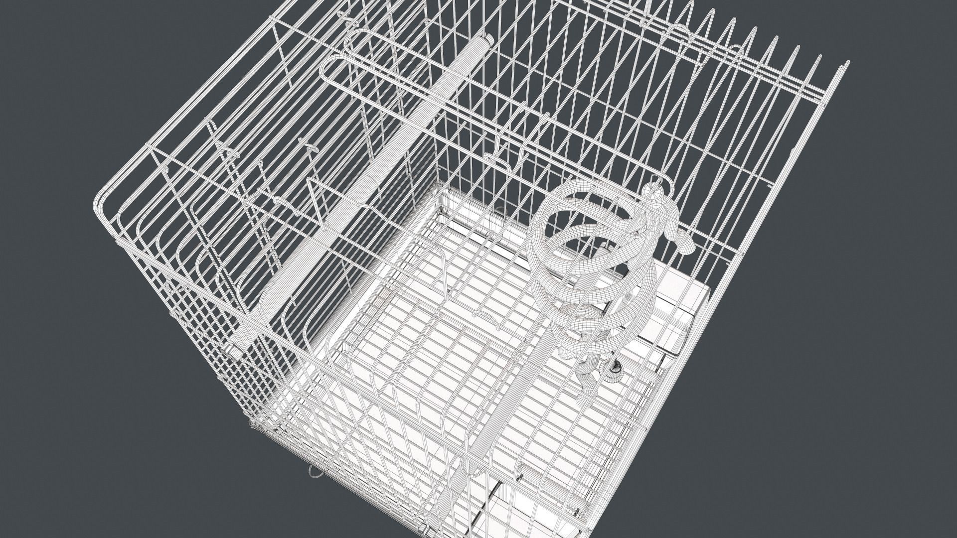 Bird Cage 3D model_13