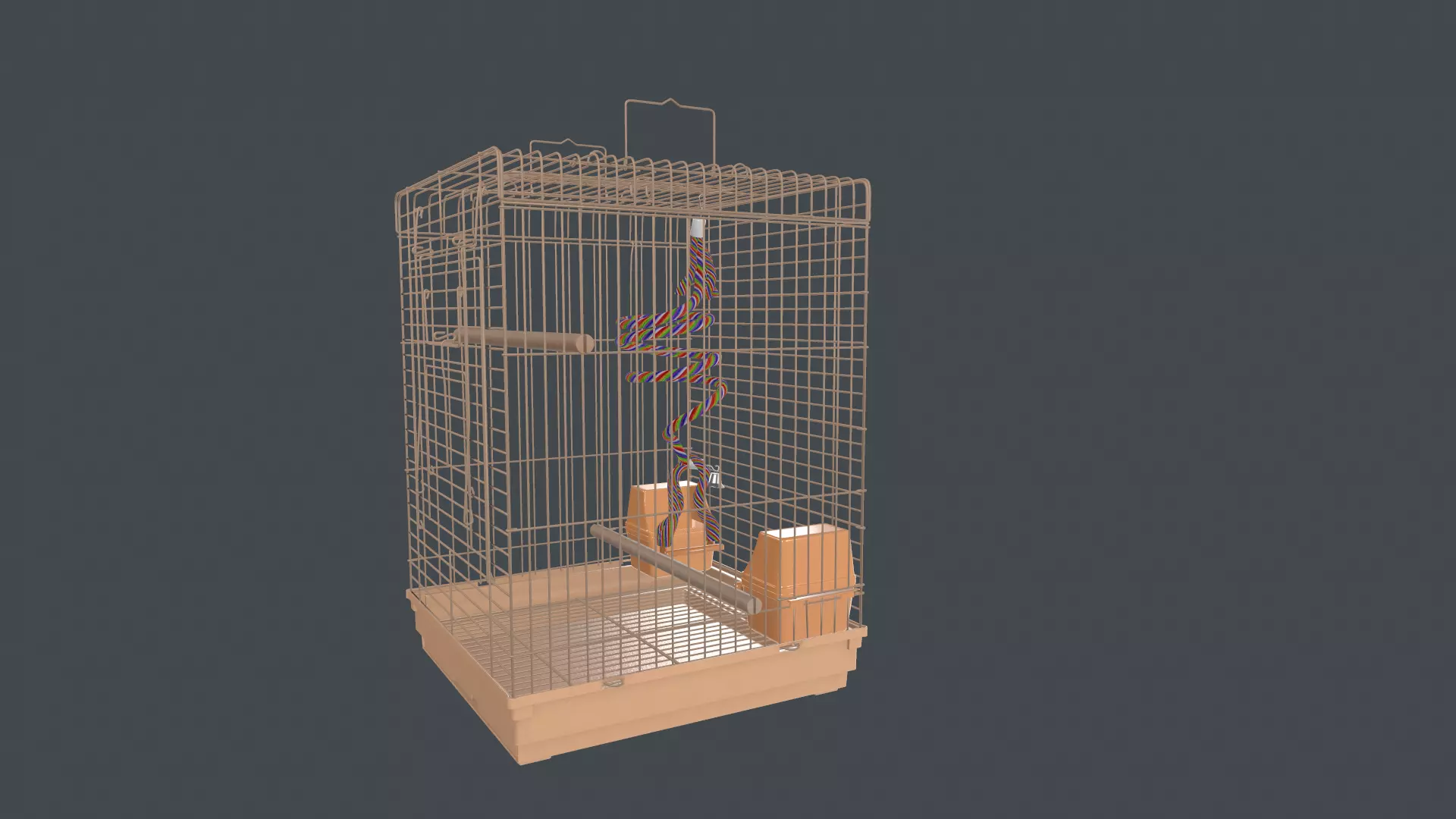 Bird Cage 3D model_0
