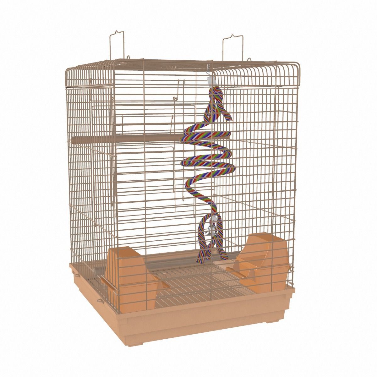 Bird Cage 3D model_7