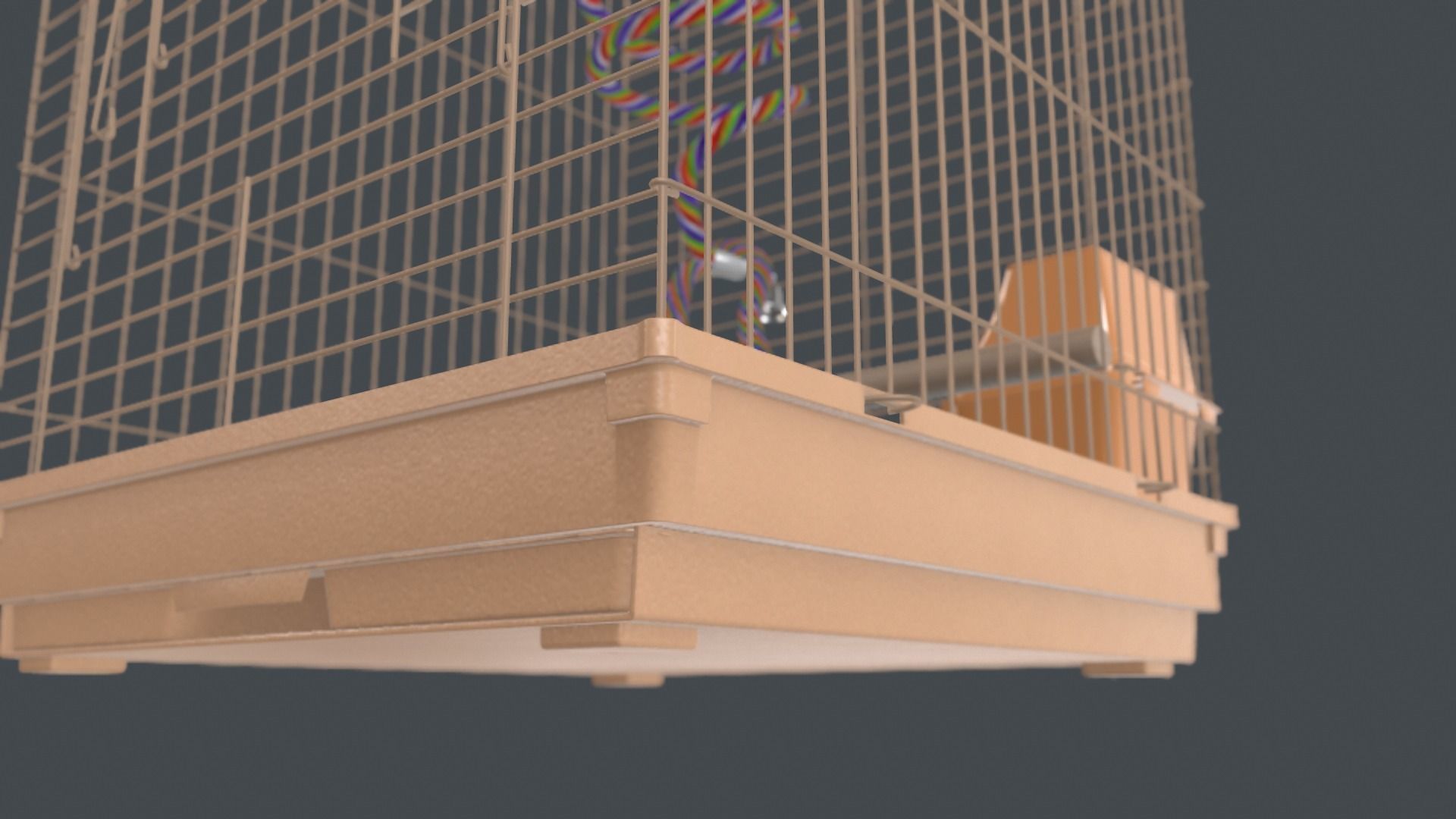Bird Cage 3D model_8