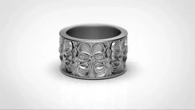 ENGRAVED RING PRINTABLE 3D print model