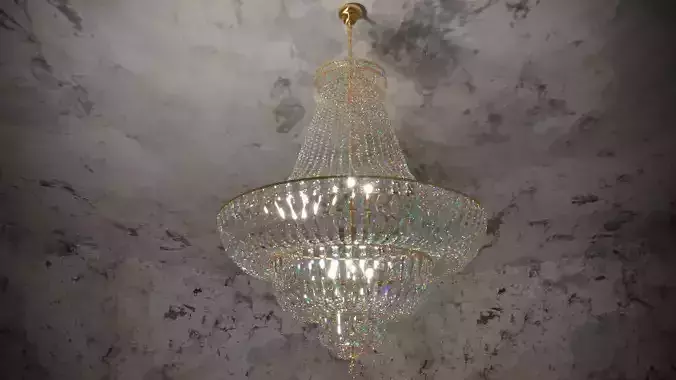 Diamond chandelier