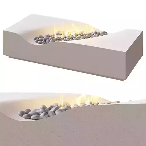 PAOLO fire table by Lumacast