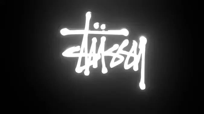 Stussy Logo Mode  3D print model