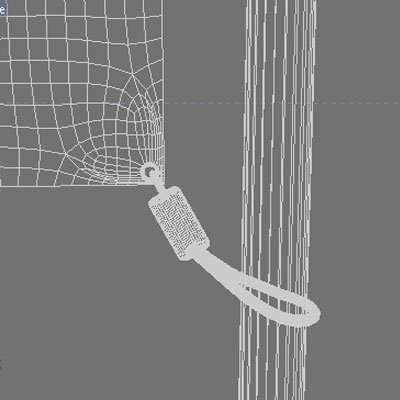 American Flag 3D model_11