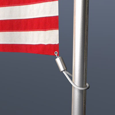 American Flag 3D model_6