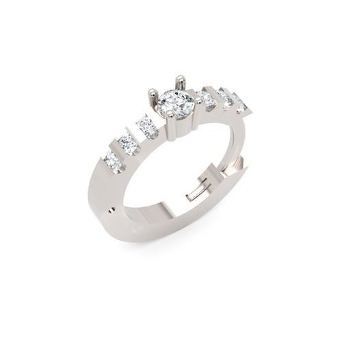 Diamond Earring 21 STL Jewelry Model for 3D Printing Projects 3D print model