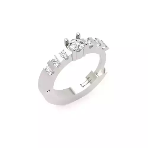 Diamond Earring 21 STL Jewelry Model for 3D Printing Projects 3D print model