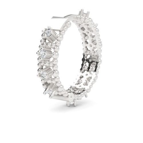 Diamond Earring 22 STL Jewelry Model for 3D Printing Projects 3D print model
