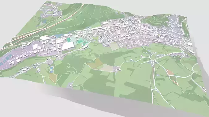 Cityscape Malmedy Belgium 