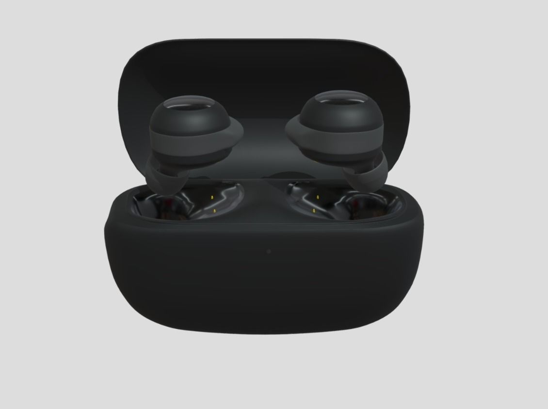 Buds lite 3 Black 3D model_6