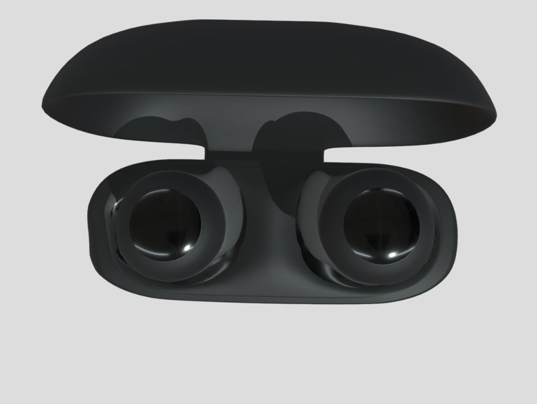 Buds lite 3 Black 3D model_3