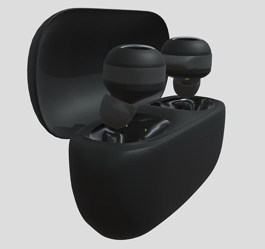 Buds lite 3 Black 3D model