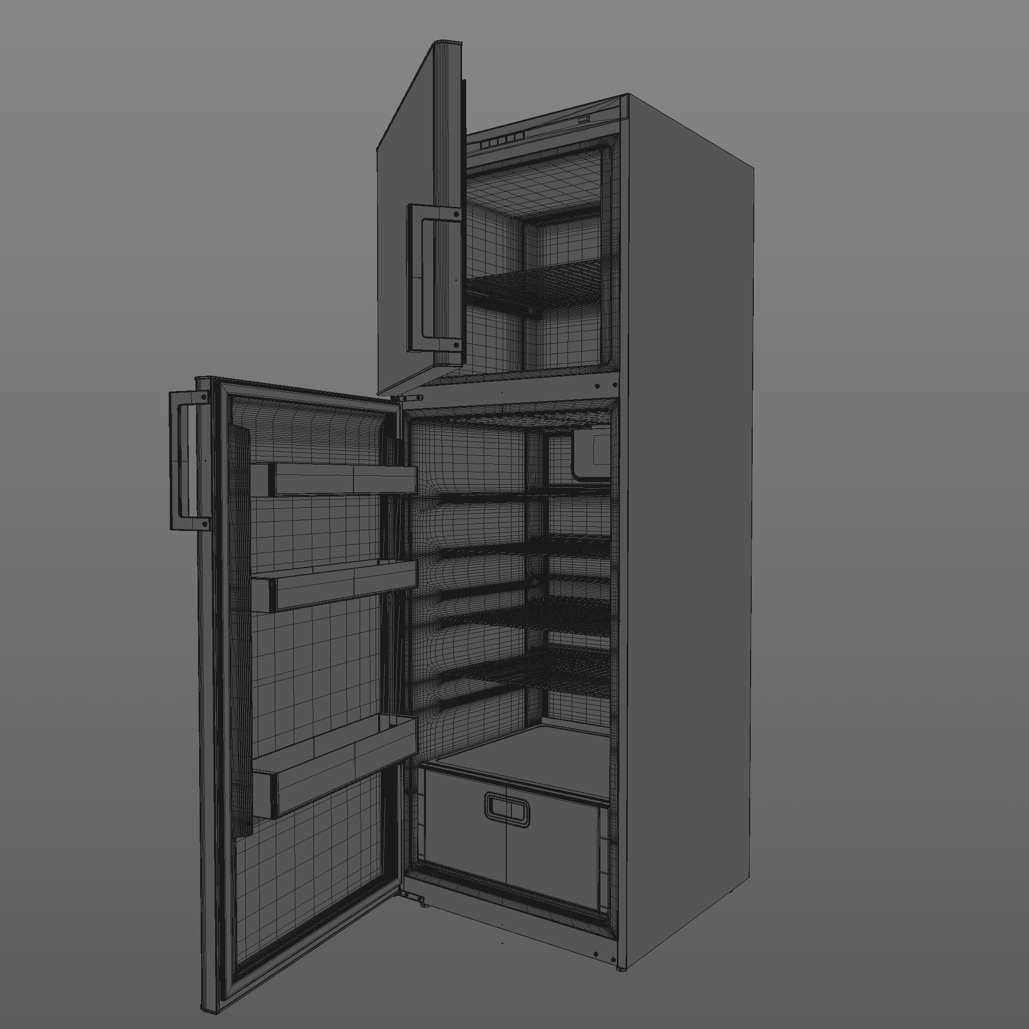 Fridge 3D model_5