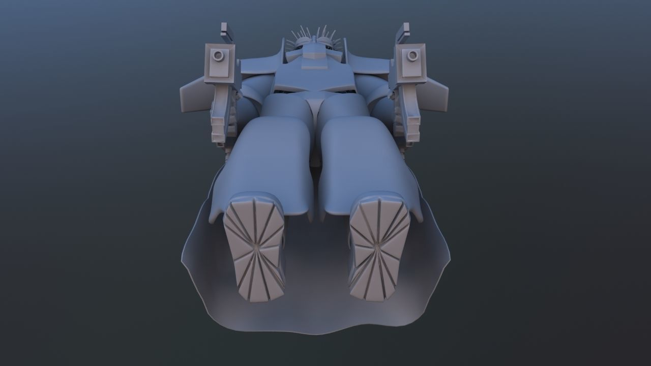 Futuristic Soldier 3D model_24