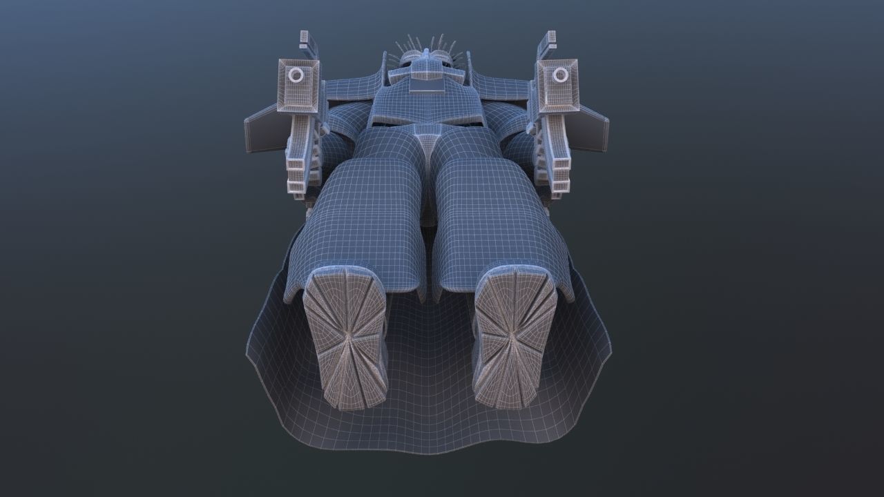 Futuristic Soldier 3D model_40