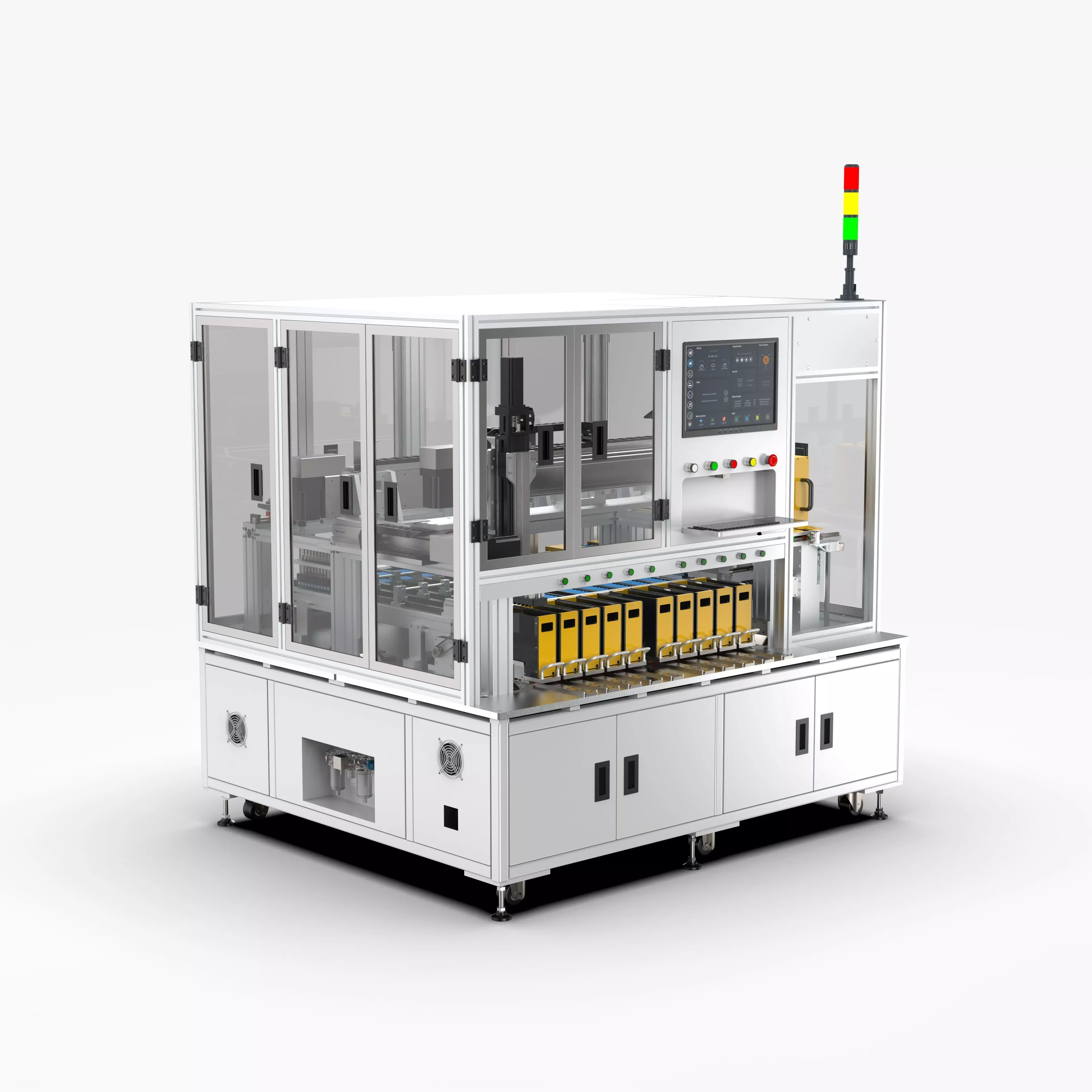 18650 Battery High Speed Sorting Machine 3D model_0