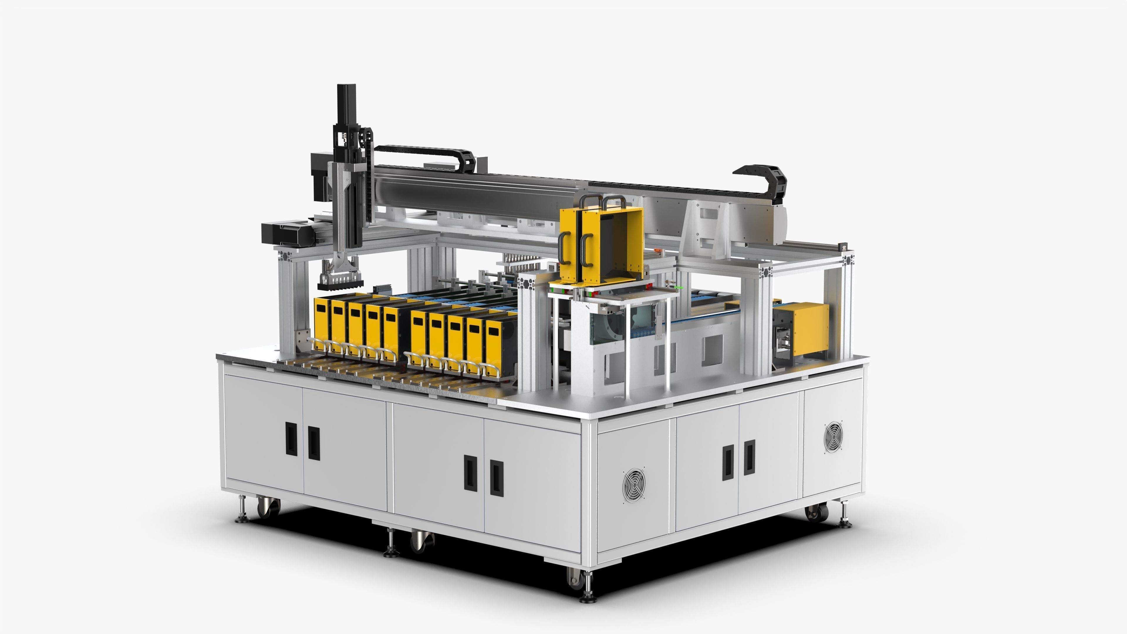 18650 Battery High Speed Sorting Machine 3D model_15