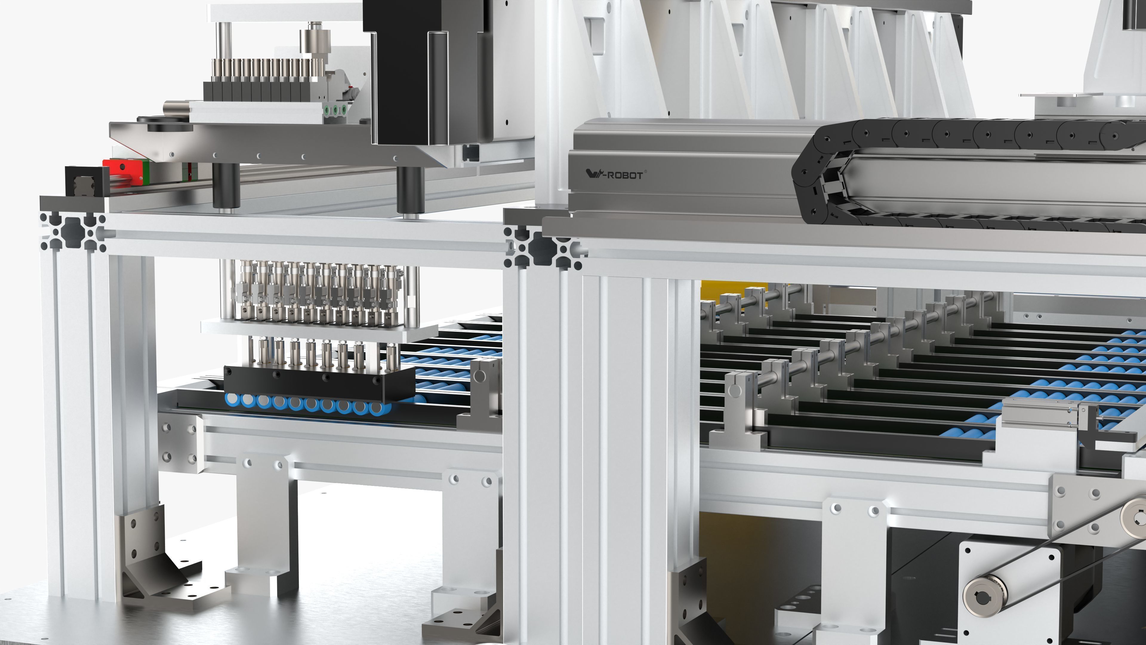 18650 Battery High Speed Sorting Machine 3D model_27