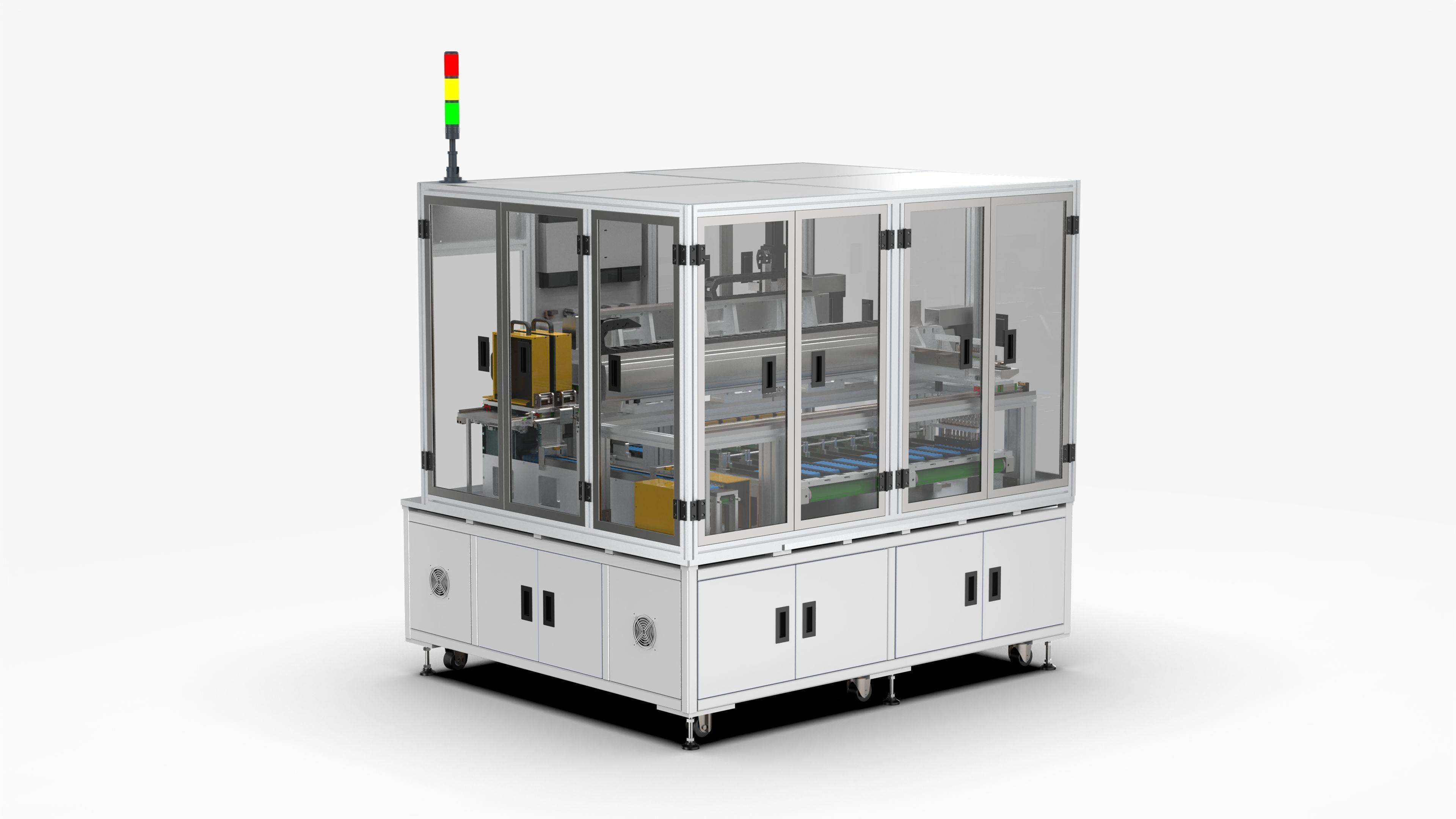 18650 Battery High Speed Sorting Machine 3D model_3