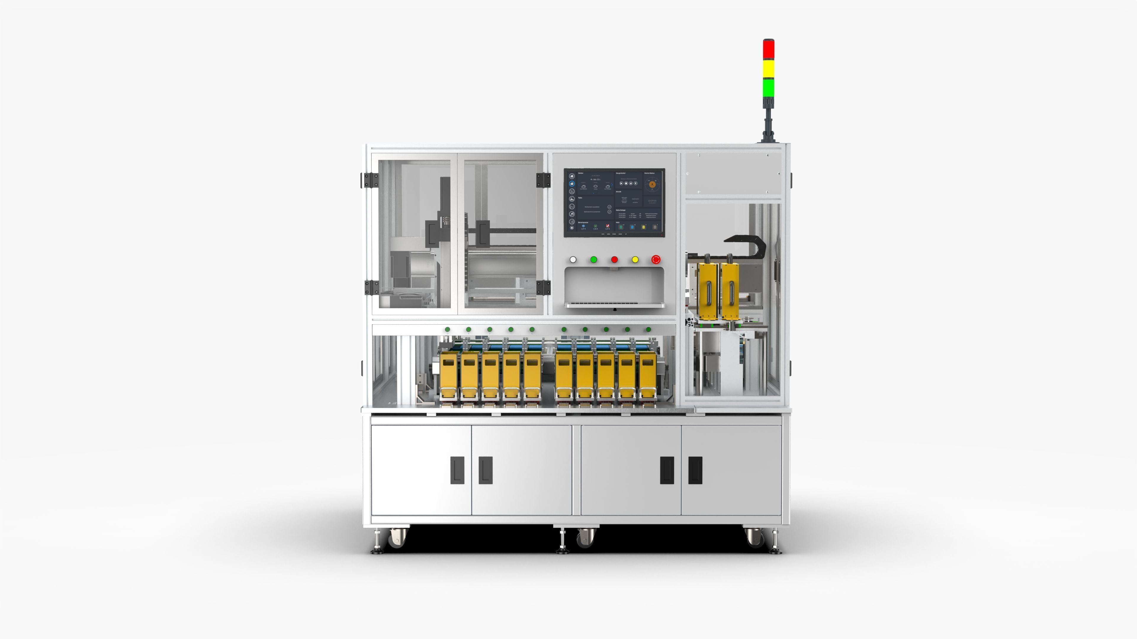 18650 Battery High Speed Sorting Machine 3D model_5