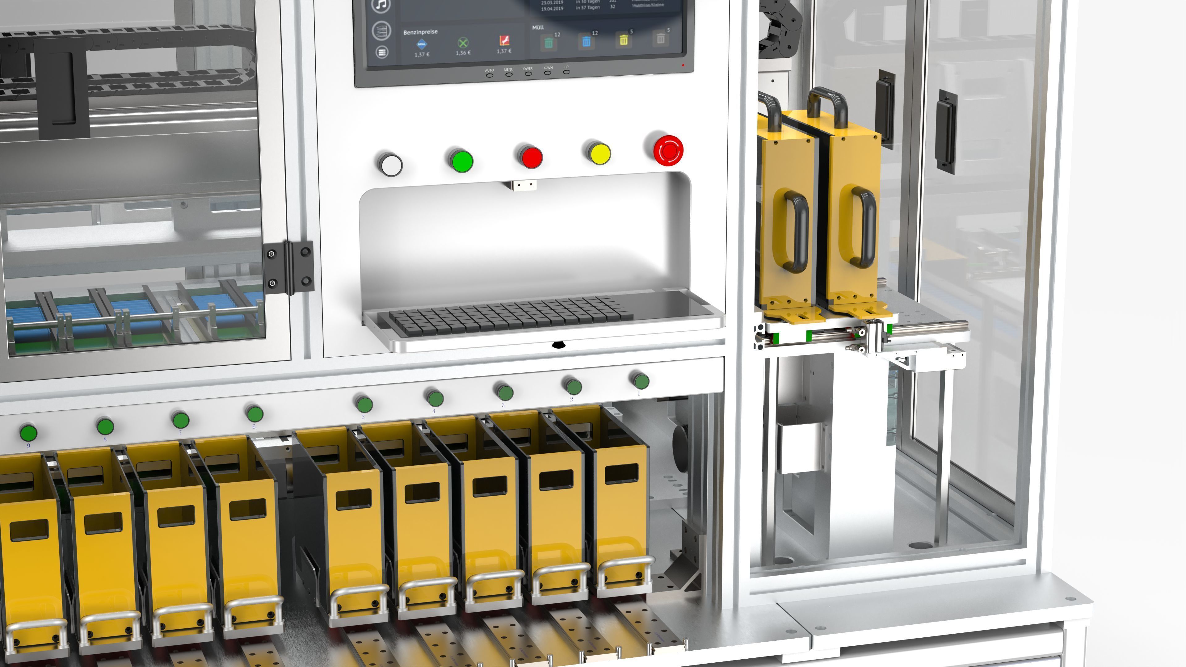 18650 Battery High Speed Sorting Machine 3D model_11