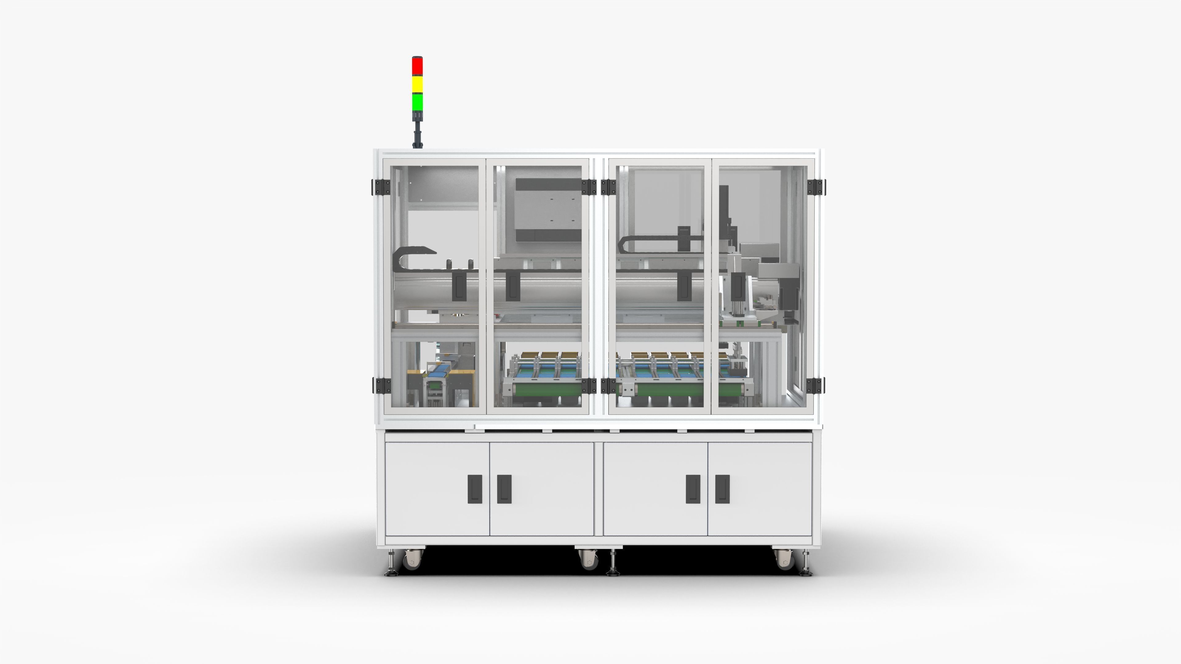 18650 Battery High Speed Sorting Machine 3D model_7