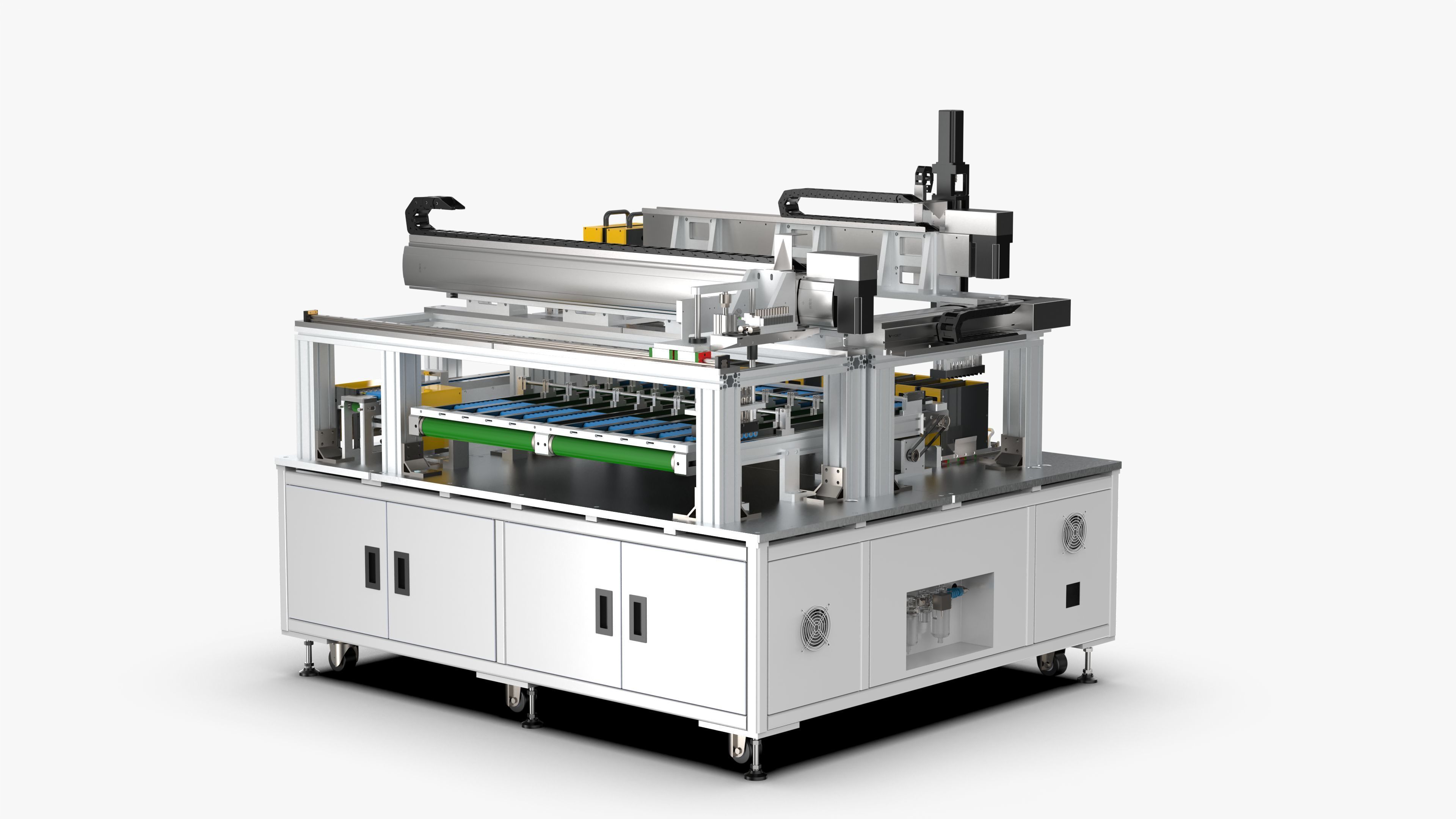 18650 Battery High Speed Sorting Machine 3D model_13