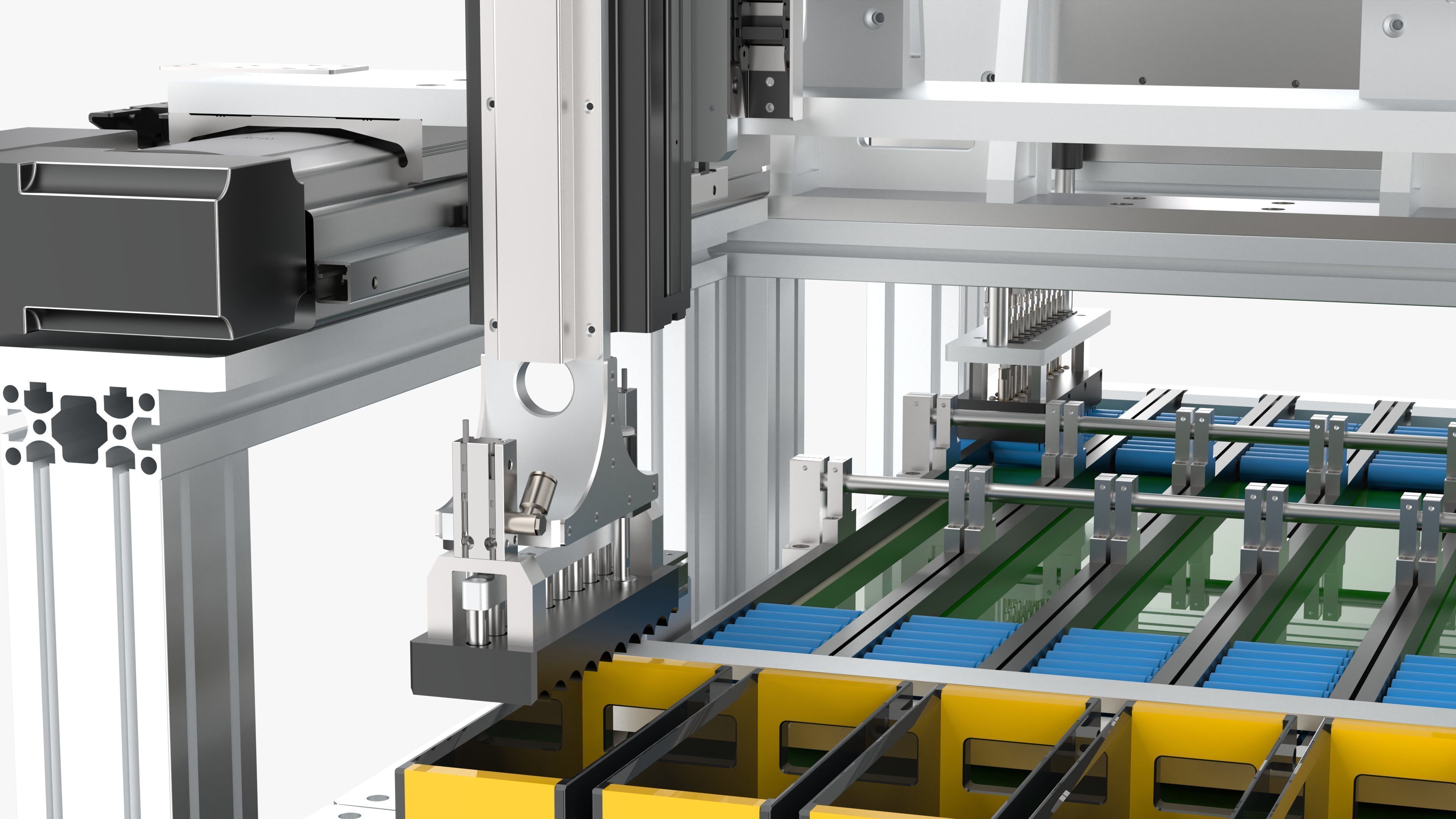18650 Battery High Speed Sorting Machine 3D model_28