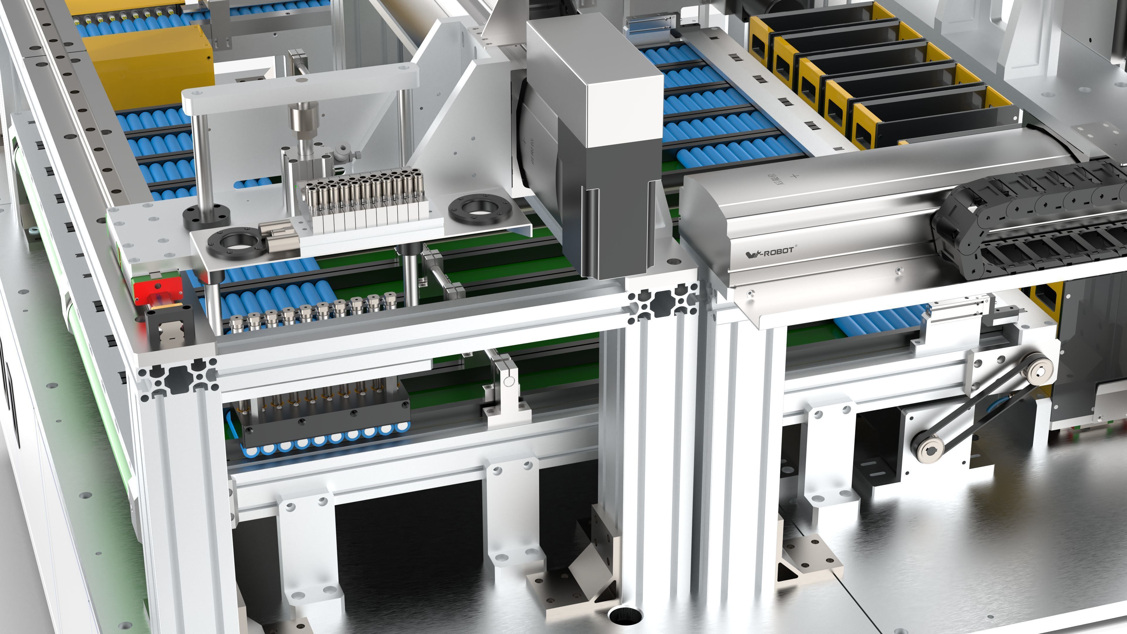 18650 Battery High Speed Sorting Machine 3D model_24