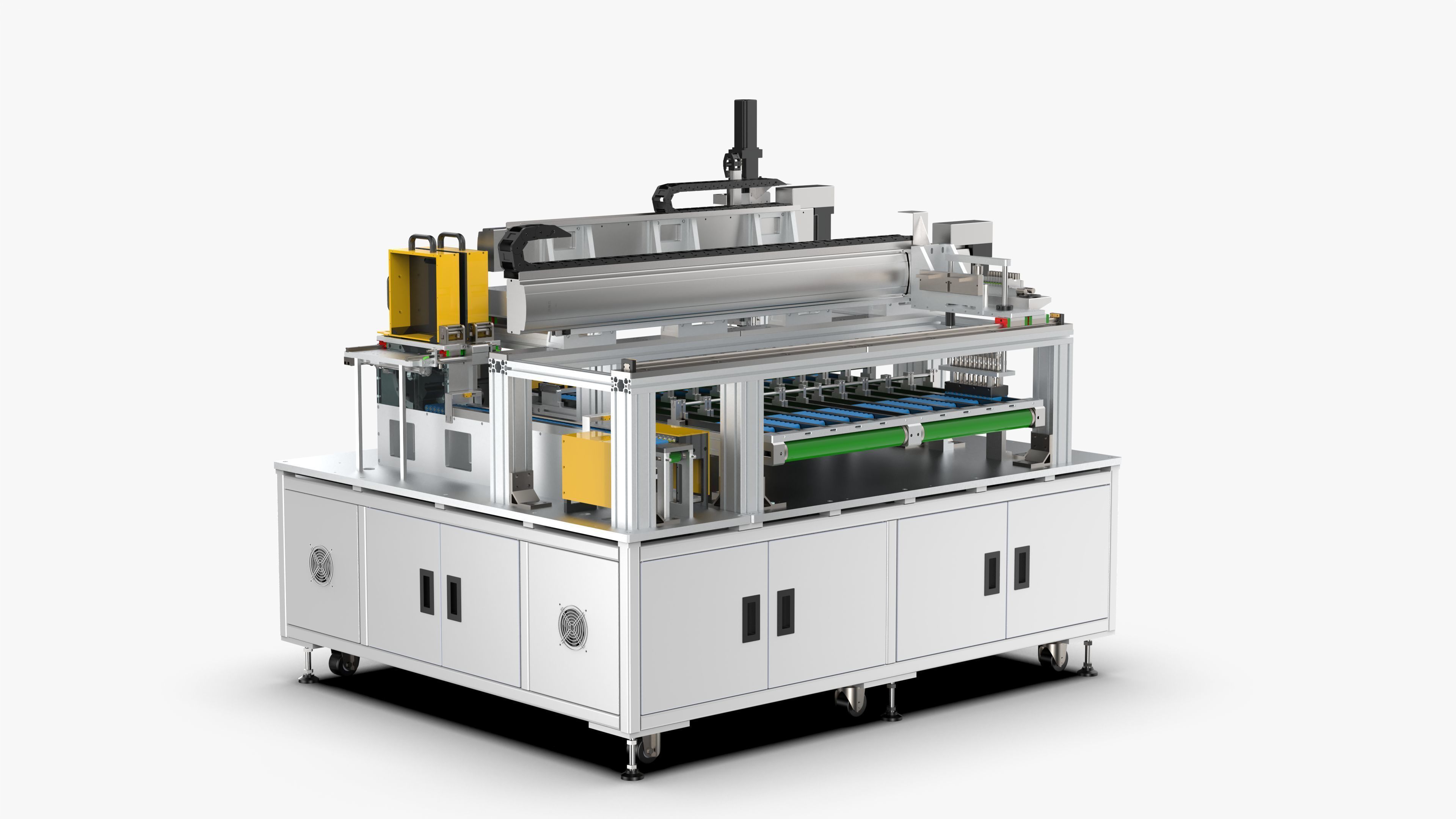 18650 Battery High Speed Sorting Machine 3D model_14