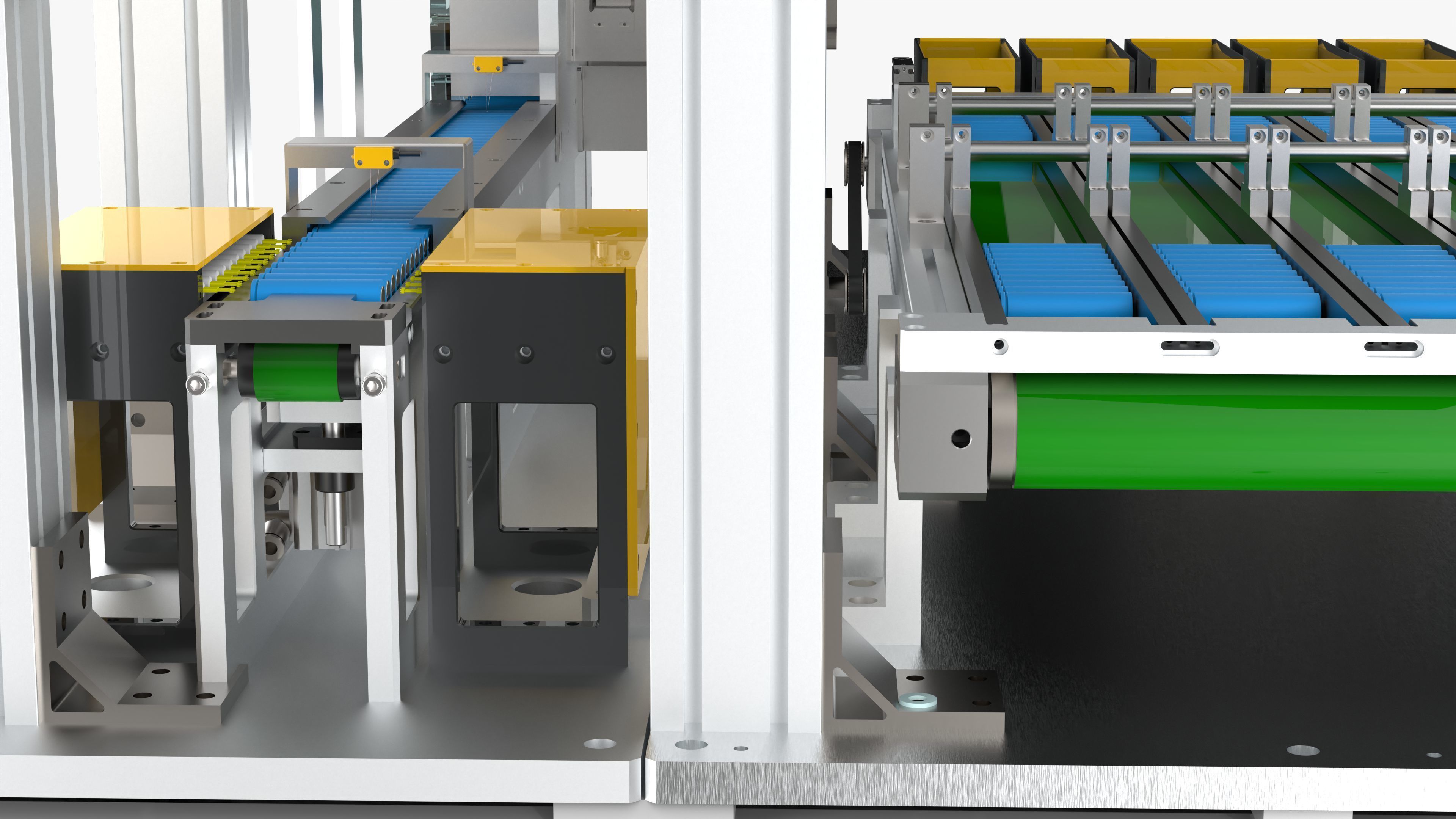 18650 Battery High Speed Sorting Machine 3D model_22